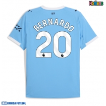 Camisa de Futebol Manchester City Bernardo Silva #20 Equipamento Principal 2025-26 Manga Curta